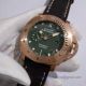 Perfect Replica Panerai Luminor Submersible PAM 00382 Rose Gold Case Matcha Face 47mm Watch (4)_th.jpg